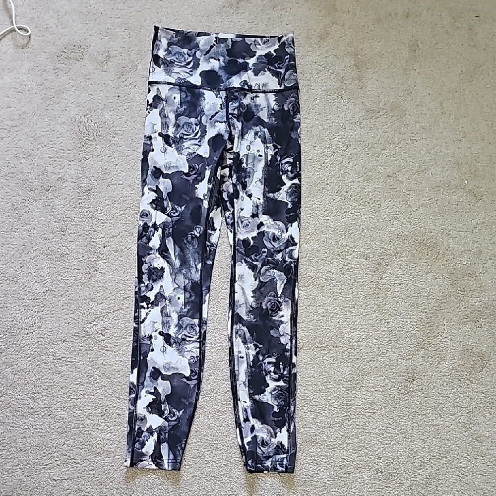 Lululemon Floral Patterned Leggings